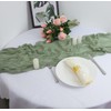 1 Pack Sage Green Table 10FT Runner Cheesecloth Boho Gauze