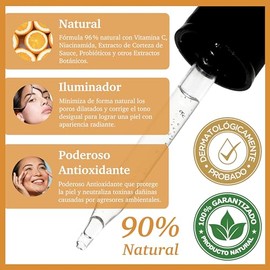 PURIFECT SUERO FACIAL ILUMINADOR VITAMINA C 90 NATURAL 30ML1OZ                                                                                        
