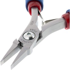 Tronex Model 544 Flat Nose Pliers, Short Jaw, Jaw same height