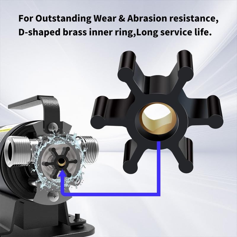 lingsee Upgraded 3 Pack Impeller Replacement Fit for Utility Water
