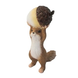 Felimoa Squirrel Figurine Squirrel Acorn Entryway Decoration Gardening Ornament