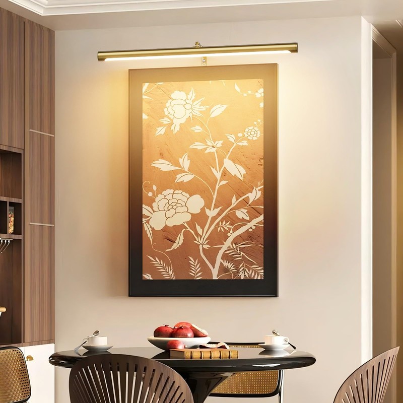 Coinmit 24" Plug in Picture Light 9W Gold Art Light