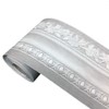 WDragon Floral Pattern Molding Peel Stick Wall Border for Home