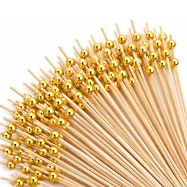 Cocktail Sticks 12cm Wooden Toothpicks Party Picks 100 Pack