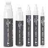 STATIONERY ISLAND White Chalk Pens for Blackboard, Liquid Chalk Markers