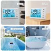 Pool Wireless Thermometer & Wireless Receiver, IPX8 Waterproof Bath Thermometer,