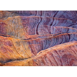 Exklusives Fotokunst-Grußkarten Set - Abstrakte Naturfotografie auf Premium A5 Klappkarten: Warm Edition 1, Andreas Hürlimann: Steinsichten