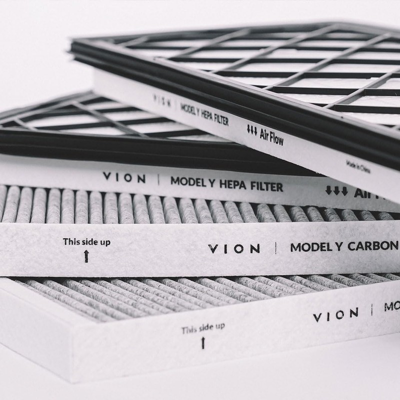 VION Model Y Front Trunk HEPA Carbon Air Filters Kit