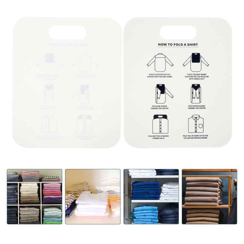 LIFKOME 2 Pcs Clothes Folding Board T Shirts Clothes Folder