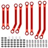 RCHUBAM 8Pcs RC Steering Pull Rod Link Linkage Set Anodizing