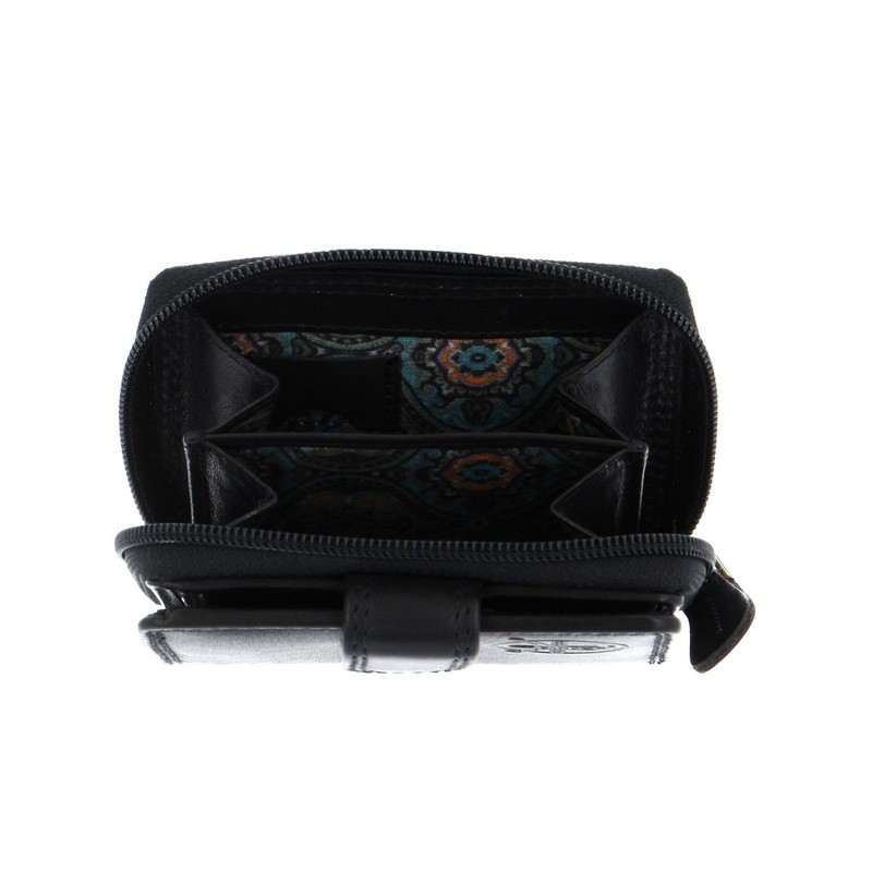 Chiemsee Leather Wallet Black, black, Minimalist