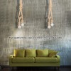 Zerodis Hemp Rope Pendant Light Fixture, 59.1inch Hemp Rope Light