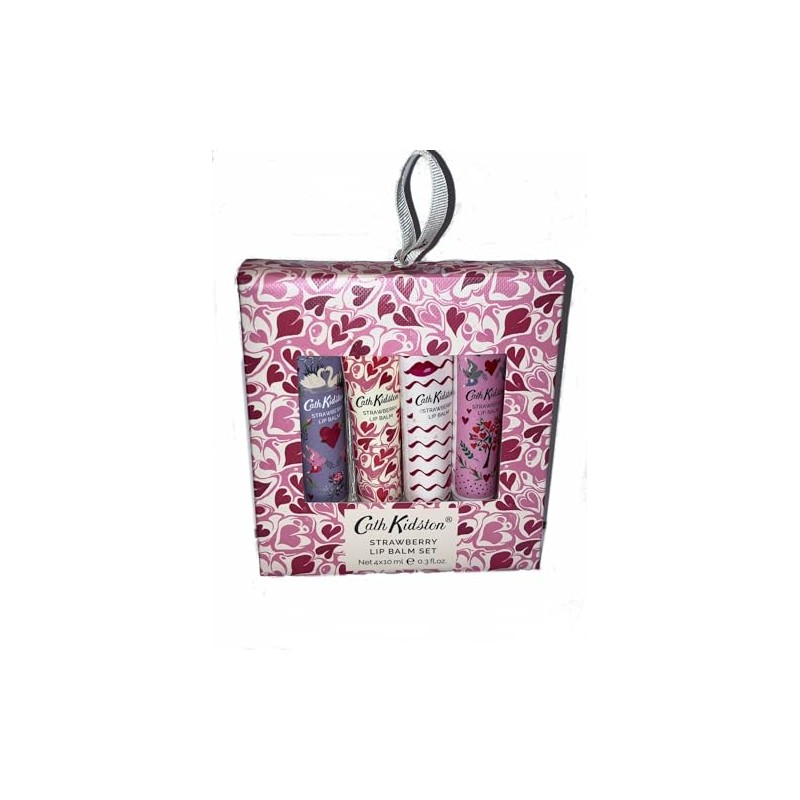 Cath Kidston Strawberry Lip Balm Set