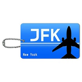New York NY - Kennedy (JFK) Airport Code ID Tag Luggage Card Suitcase Carry-On