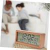 iplusmile Electronic Clock with Temperature and Humidity Display Simple Multifunctional