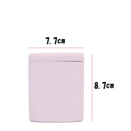 Omoidoido Reminder [Reduces Mold Formation] Diatomaceous Earth Urn, Natural Material Gentle on Bones, Moisturizing and Deodorizing, Reverts to Soil, Pink, 2.5 Inches