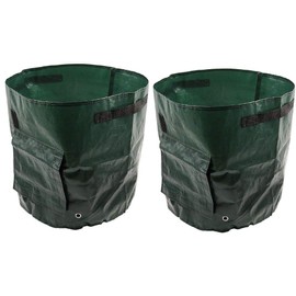Lychee 2PCS 10 Gallon Potato Grow Bags,35cm x 45cm,PE Potato Planter Bag with Access Flap and Handles for Planting Vegetables Potato Carrot Onion Tomato