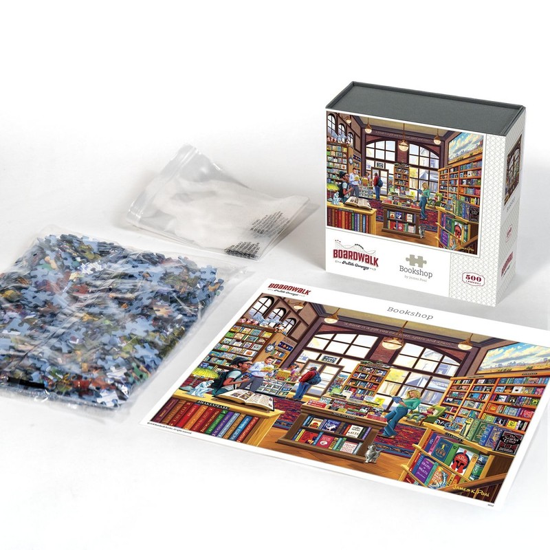 Bookshop by Boardwalk - 500 Piece Jigsaw Puzzle