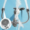 Faucet Mounted Eyewash Station Double Nozzle Emergency Eye Wash Unit