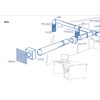 Wall Flange Mounting Plate Diameter 125 mm Wall Plate for