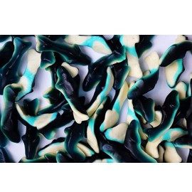 FirstChoiceCandy Blue Gummy Sharks 5 LB