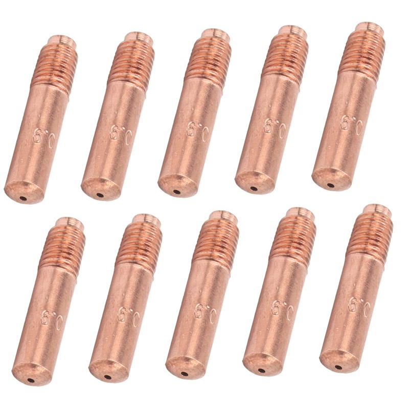 MIG Welding Contact Tip, 0.9mm Conductive Nozzles Small Accessories 10PCS