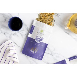 Bladderwrack Maine Trace Mineral Tea Blend - On The Mend Contains Turmeric, Ginger, Lemongrass, Bladderwrack With Sea Vegetable Kelp Flakes - 3oz Loose Leaf Tea CUSHLA Caffeine Free