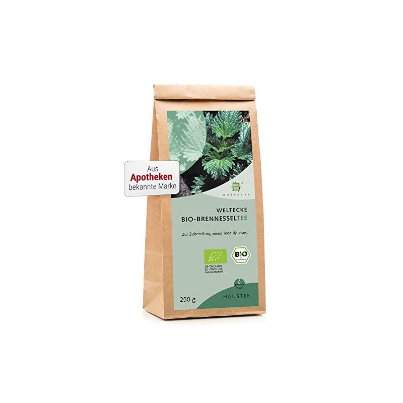 Weltecke Organic Nettle Tea Loose 250 g Freshly Bottled in