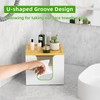 VITVITI Disposable Face Towel Holder Box, Acrylic Facial Towel Container