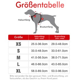 rabbitgoo Dog Harness for Medium Dogs, Anti-Pull Dog Harness with Control, No-Pull, Adjustable Harness for Large Dogs, Breathable, Reflective Stripes, Chest Harness, Dog Safe Guide, Red, S