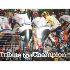 LANCE ARMSTRONG bicycling special TRIBUTE TO A CHAMPION tour de france COLLECTOR