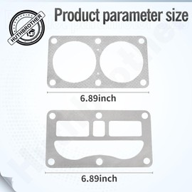 Huthbrother 5140118-80 / Z-CAC-291-1 5140118-79 Valve Plate Head Gaskett, Compatible with Craftsman D-eVilbiss, with KK-4275 Air Compressor Valve.