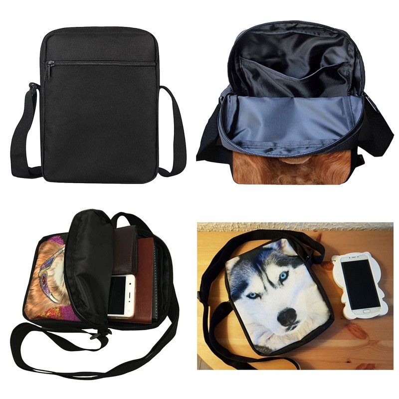 HELLHERO Horse Small Crossbody Purse for Women Men Kids Travel