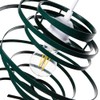Modern Designer Dark Forest Green Gloss Metal Double Ribbon Spiral