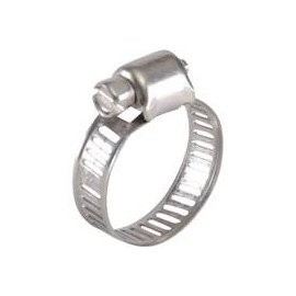 TRUSCO TA8-25 Hose Band, All SUS Popular, 10 Pieces, 0.3 x Φ 1.0 inches (8 x 25 mm)