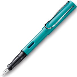 LAMY AL-star Set di 3 penne stilografiche in alluminio in tormalina con manico ergonomico e molla in acciaio lucido, tratto fine T10, set da 3 cartucce di inchiostro, originale cartone – inchiostro