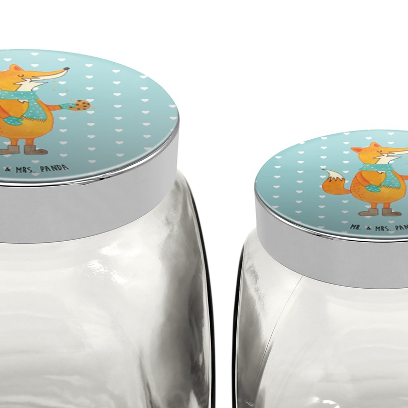 Mr. & Mrs. Panda XL 2000ml Bonbonglas Fuchs Keks -