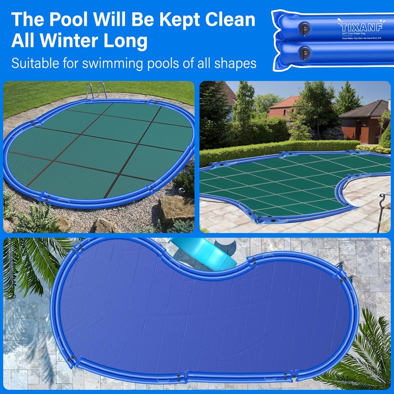 10 Ft Pool Water Bags 0.8mmThickened Double Layer Water Tubes