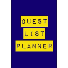 Guest List Planner: Track Your Guests For Weddings, Birthdays, Baby Showers, Engagement Party | Guest Tracker For Events