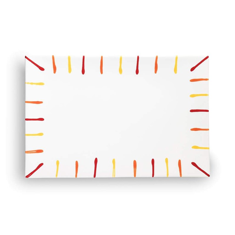 GMUNDNER KERAMIK Landlust Rectangular Plate Size L 30 cm x