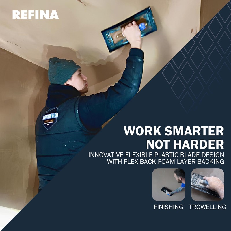 REFINA PLAZIFLEX Plastering Trowel -12" x 5.5" (300mm x 140mm)