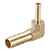 sourcing map Hose Adaptor Connection Brass 90 Degree 8 mm