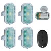 LIGBT 1000mAh Wireless Led Strobe Light with Remote Control Led