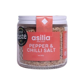 Pepper & Chilli Salt | Award Winning Flavourful BBQ Spice | Premium Quality Ingredients | 140g