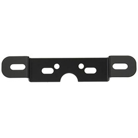 Daytona SKYWAVE250 71453 Motorcycle Slant Number Stay, Black, Steel, For Genuine Rear Fenders
