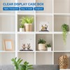MECCANIXITY Acrylic Display Case, 8"x6"x11.8" Clear Display Box Assemble Dustproof