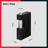 KOTARBAU® Cast Iron Padlock 80 mm Monoblock Padlock with Bolts