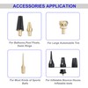 FYPower 16 Pieces Heavy Duty Air Compressor Accessory Kit, 1/4