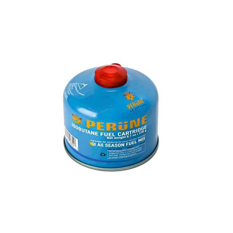 Perune Iso-Butane Camping Fuel Gas Canister All Season Mix -