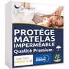 SLEEPZEN Waterproof Mattress Protector, Molleton 100% Cotton, Mattress Cover with